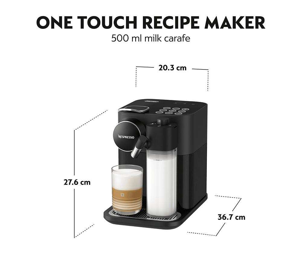 NESPRESSO by Delonghi Gran Lattisima Kapselmaschine EN640.B Kaffeemaschine – Schwarz