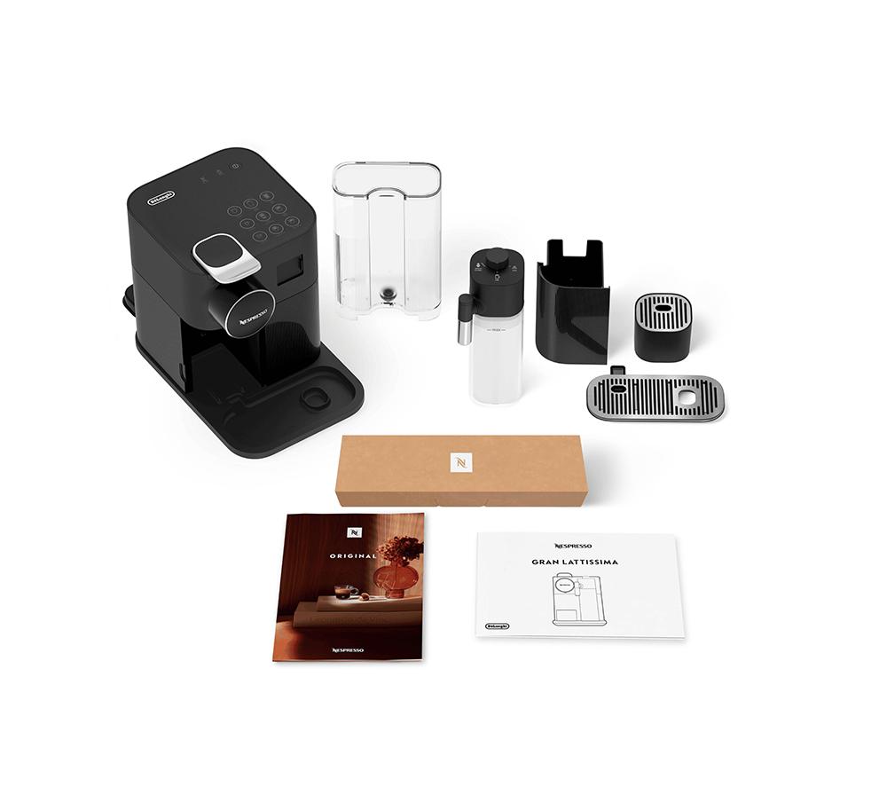 NESPRESSO by Delonghi Gran Lattisima Kapselmaschine EN640.B Kaffeemaschine – Schwarz