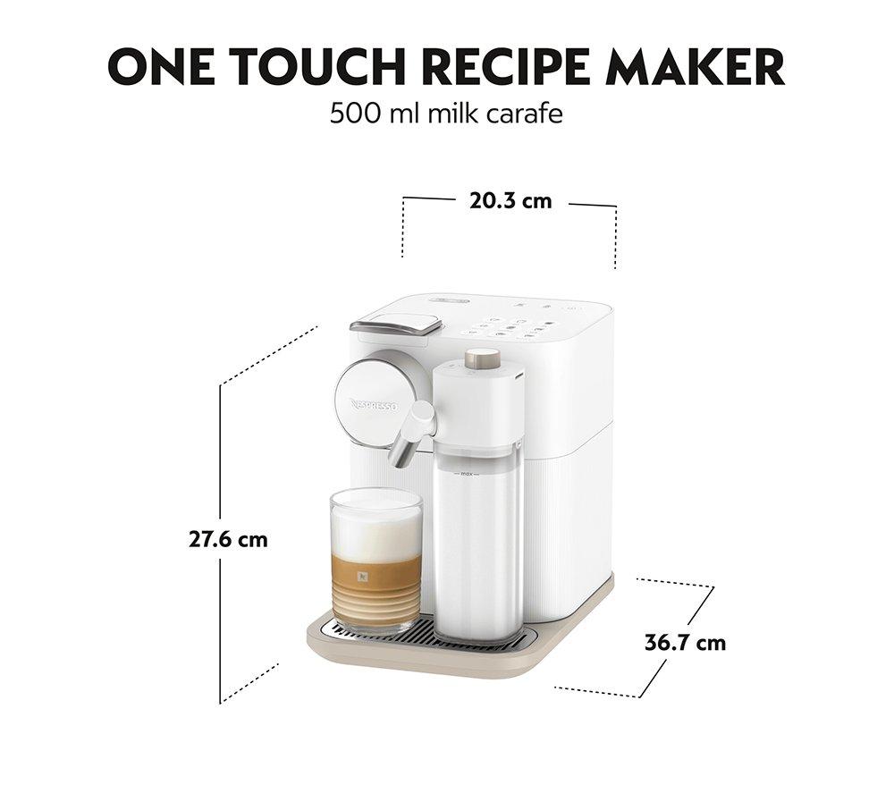 Cafetera de cápsulas Nespresso Gran Lattissima EN640.W de Delonghi - Blanca