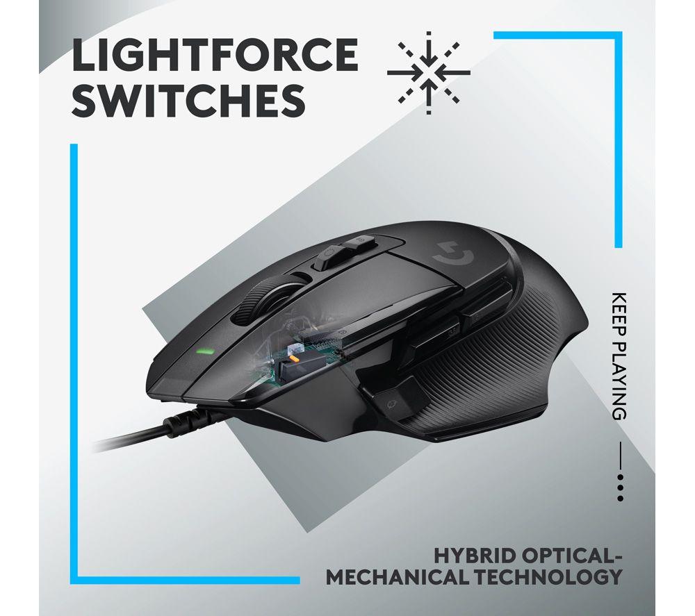 LOGITECH G502 X Optical Gaming Mouse - Black