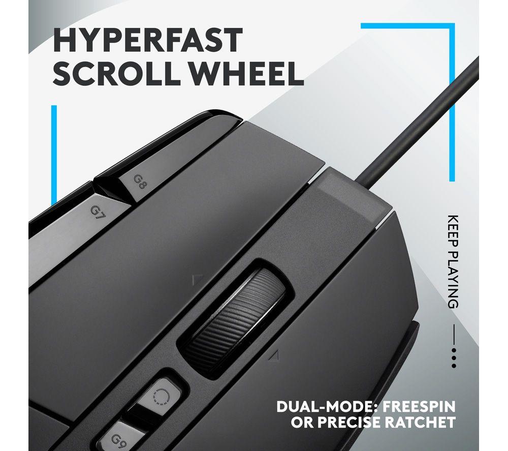 LOGITECH G502 X Optical Gaming Mouse - Black