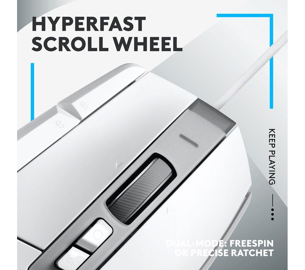 LOGITECH G502 X Optical Gaming Mouse - White