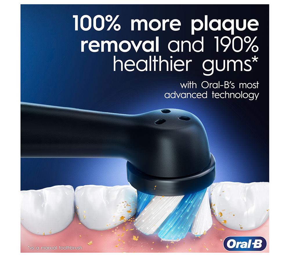 ORAL-B iO 6 elektrische Zahnbürste mit Reiseetui – Black Lava