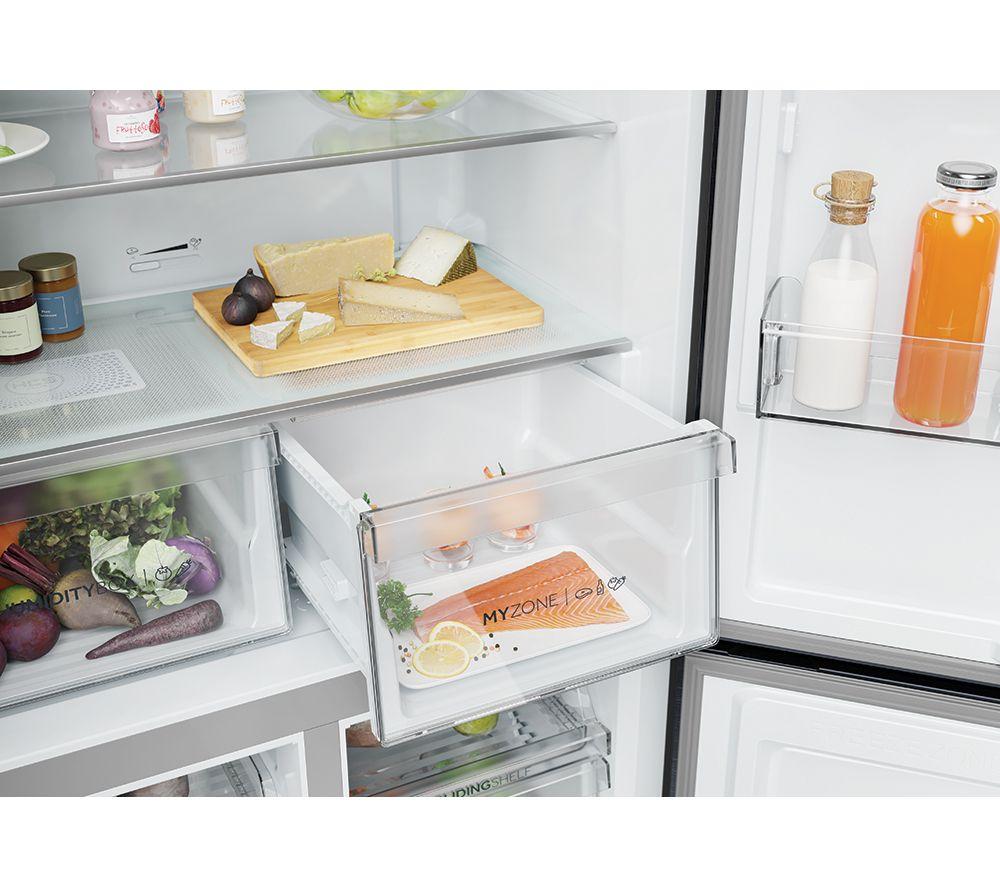 HAIER Series 5 HCR5919EHMP Kühl-Gefrierkombination – Platin-Inox
