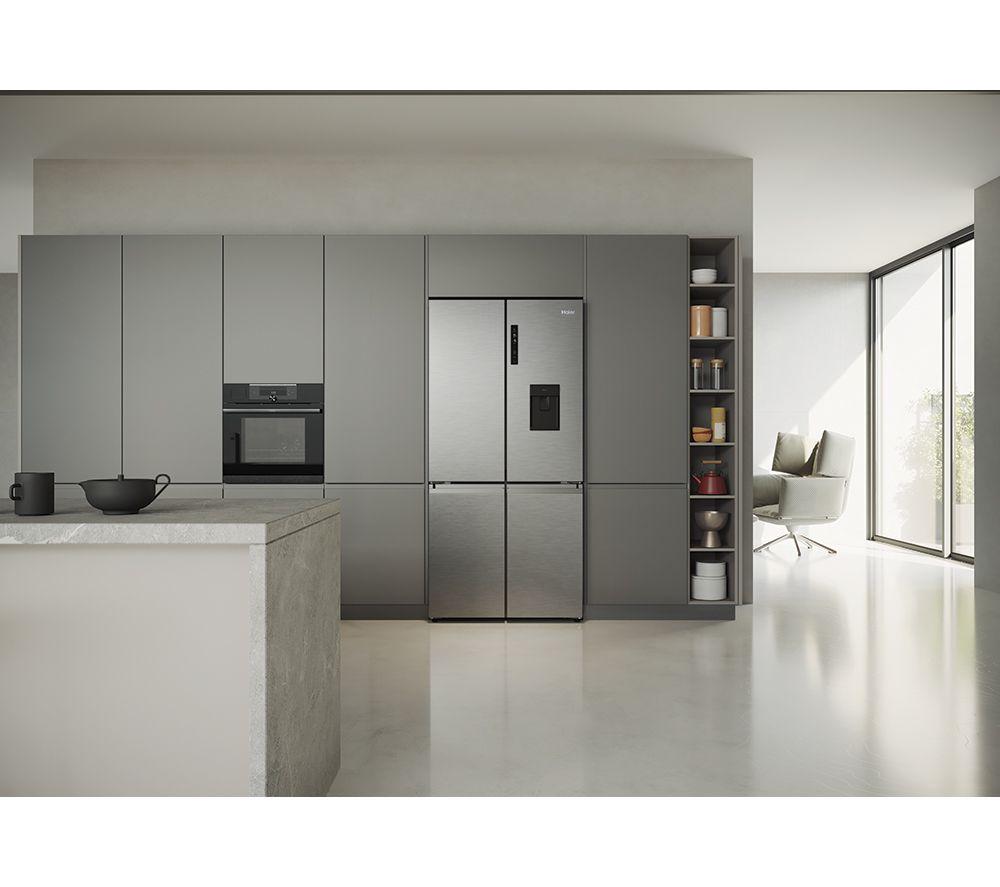 HAIER Series 5 HCR5919EHMP Kühl-Gefrierkombination – Platin-Inox