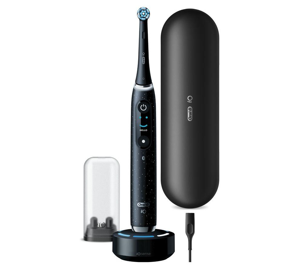 ORAL-B iO10 Electric Toothbrush + Charging Travel Case - Stardust White