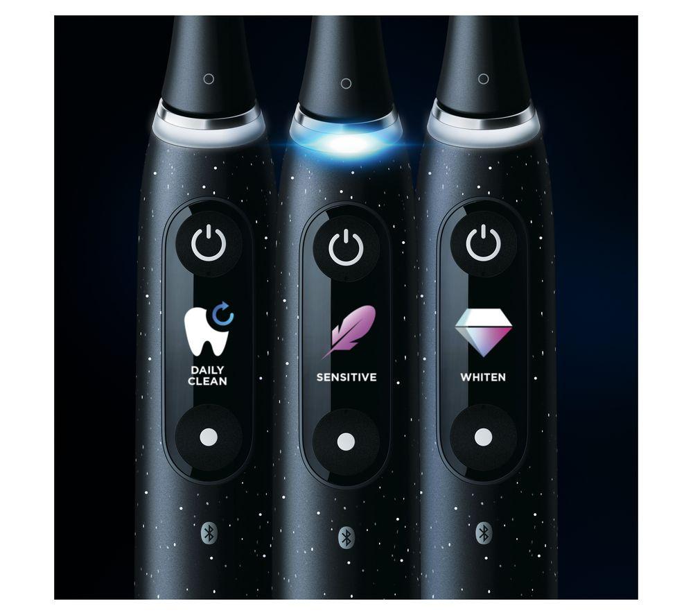 ORAL-B iO10 Electric Toothbrush + Charging Travel Case - Stardust White