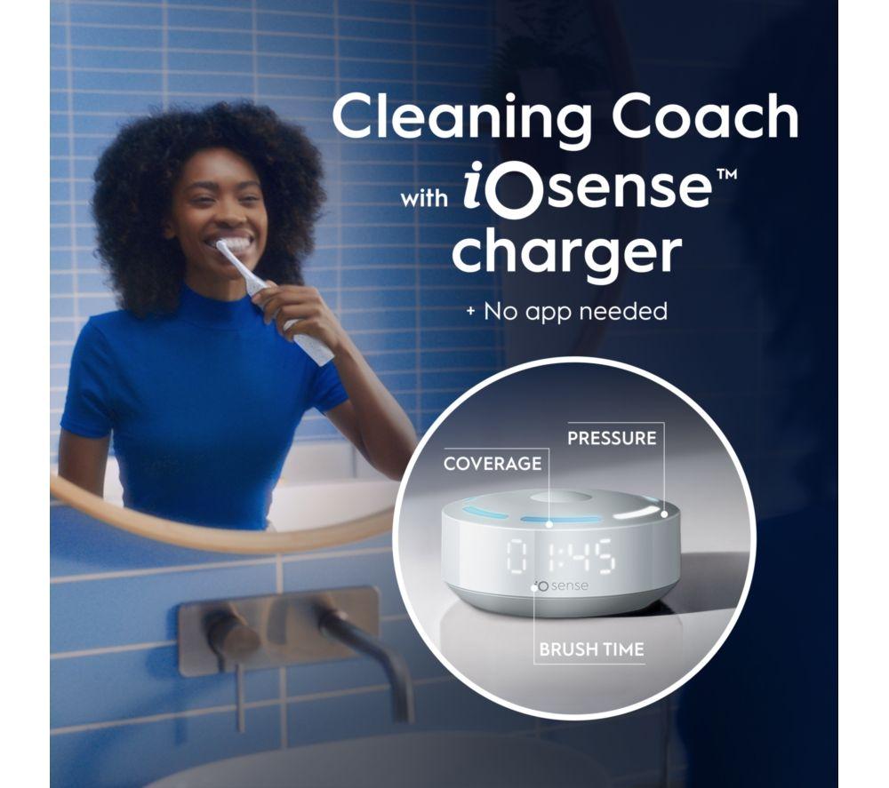 ORAL-B iO10 Electric Toothbrush + Charging Travel Case - Stardust White