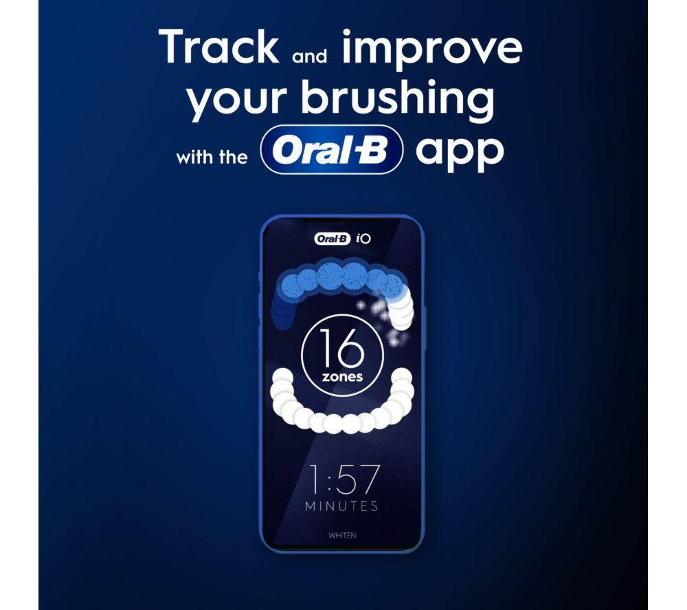 ORAL-B iO10 Electric Toothbrush + Charging Travel Case - Stardust White