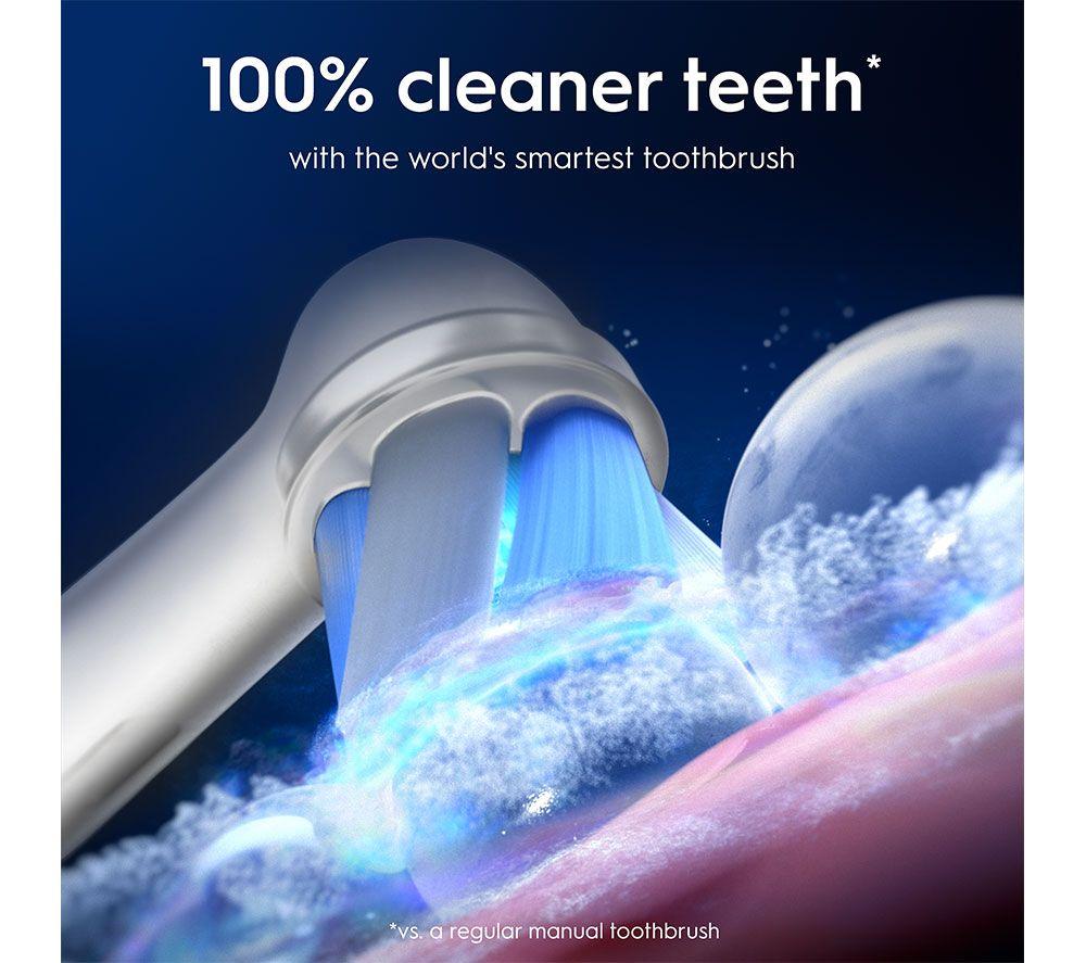 ORAL-B iO10 Electric Toothbrush + Charging Travel Case - Stardust White