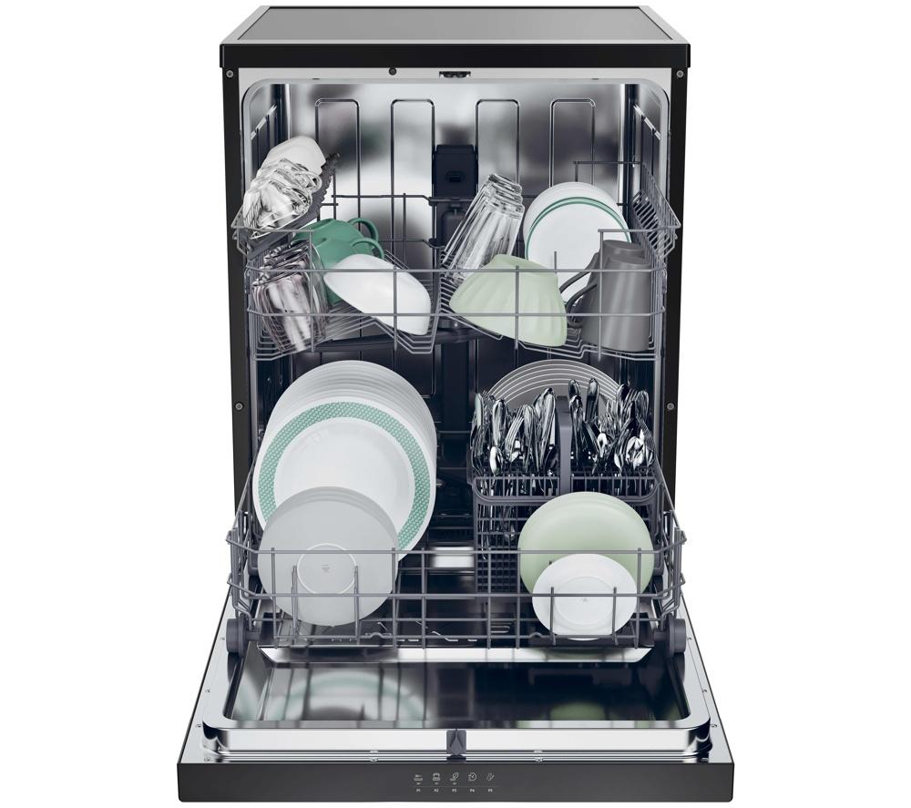 HOOVER H-Dish 300 HF 3C7L0B Lavavajillas de tamaño completo con Wi-Fi - Negro