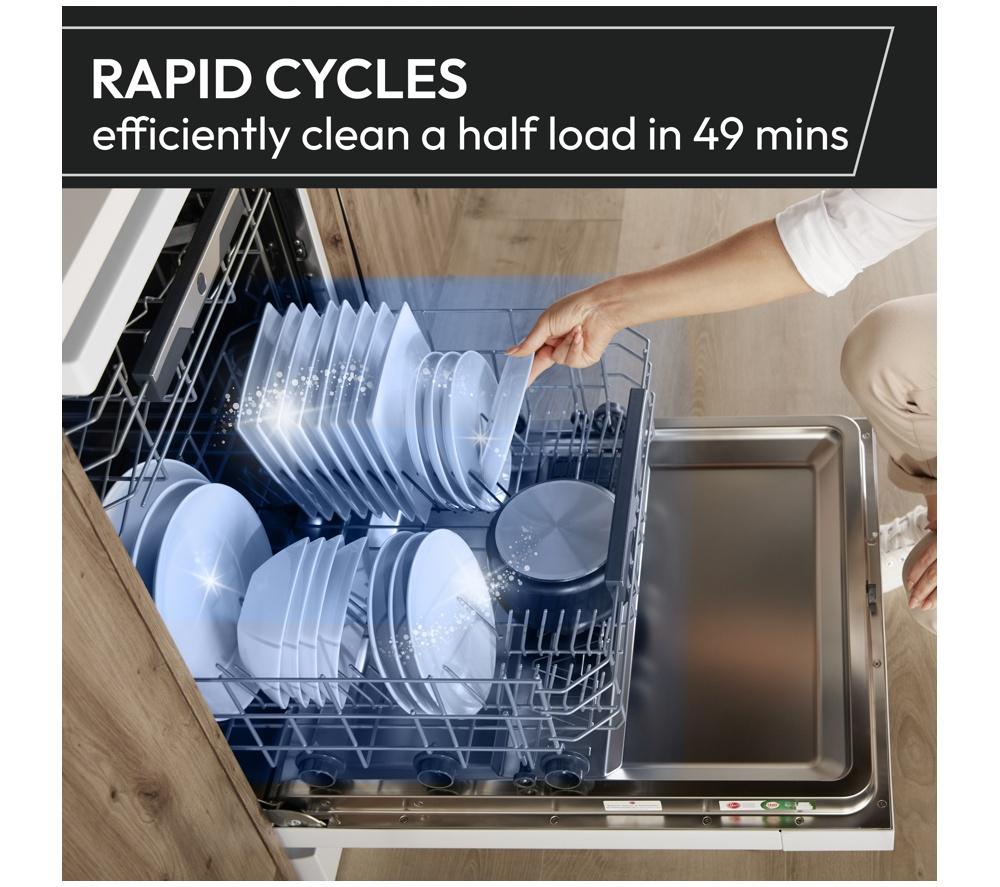 HOOVER H-DISH 300 HF 3C7L0W Full-size WiFi-enabled Dishwasher - White