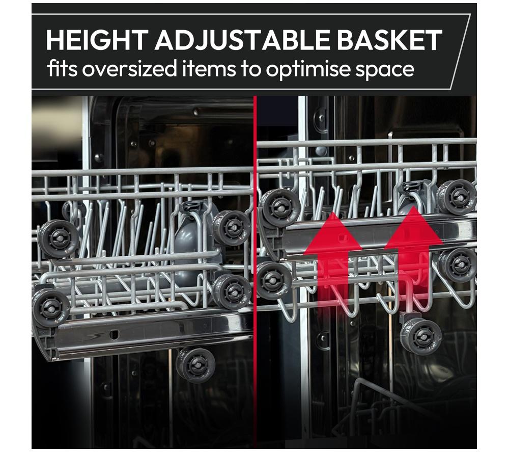 HOOVER H-DISH 300 HF 3C7L0W Full-size WiFi-enabled Dishwasher - White
