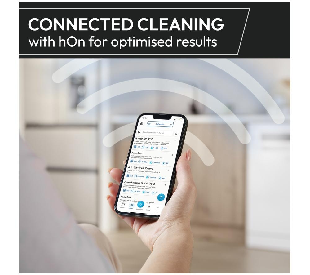 HOOVER H-DISH 300 HF 3C7L0W Full-size WiFi-enabled Dishwasher - White