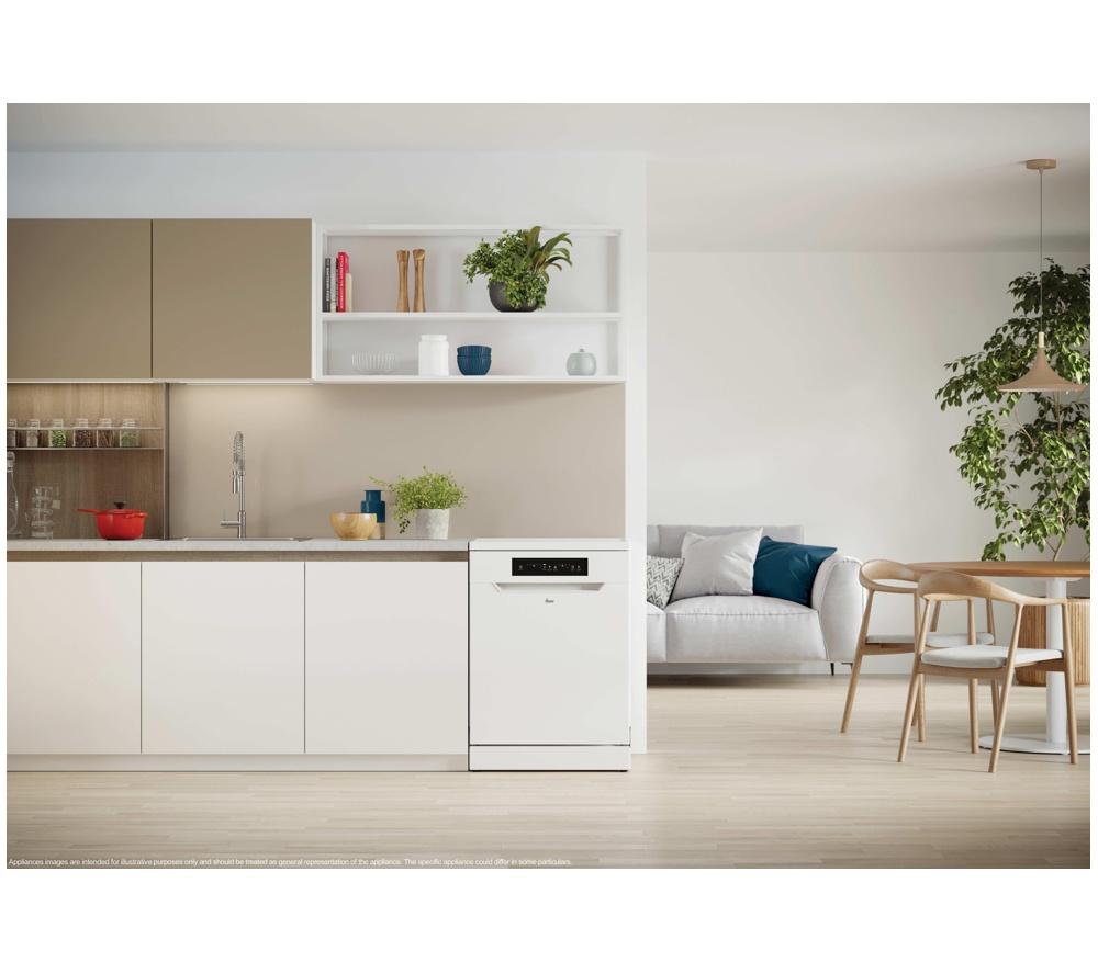 HOOVER H-DISH 300 HF 3C7L0W Full-size WiFi-enabled Dishwasher - White