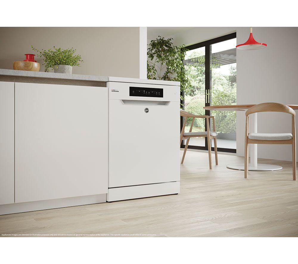 HOOVER H-DISH 300 HF 3C7L0W Full-size WiFi-enabled Dishwasher - White