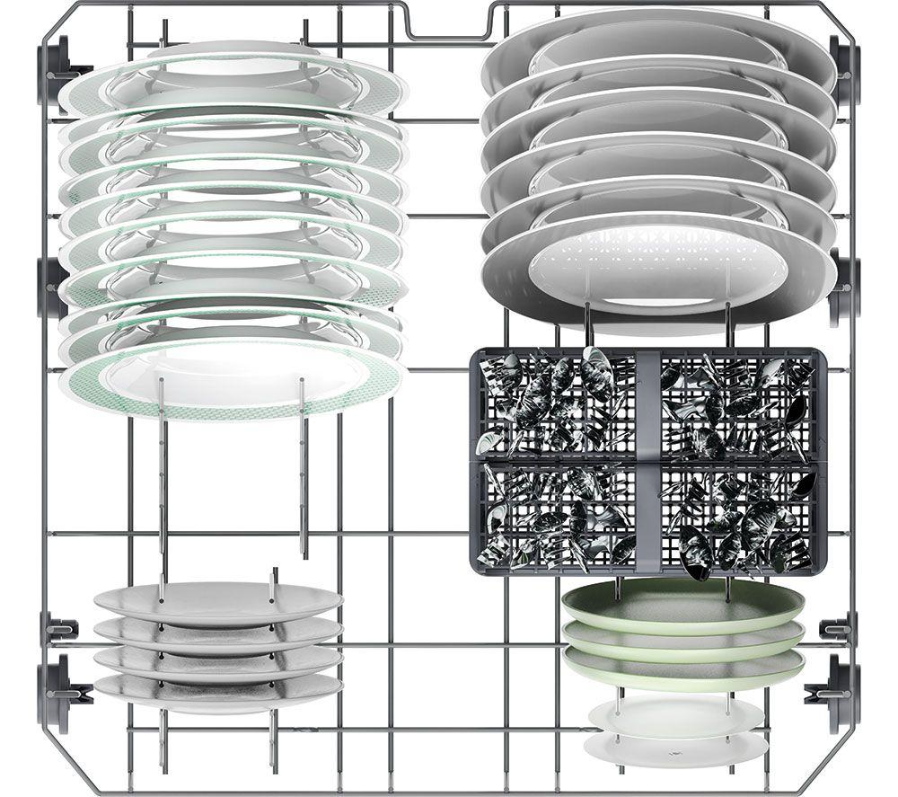 HOOVER H-DISH 300 HF 3C7L0W Full-size WiFi-enabled Dishwasher - White