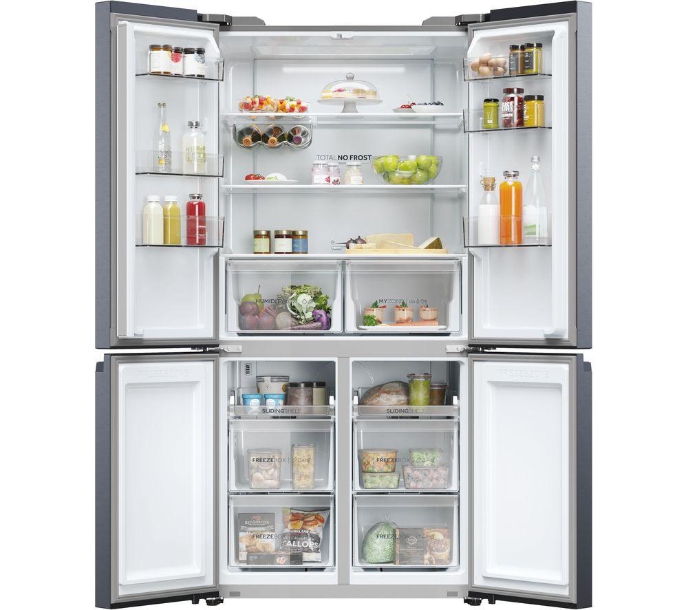 HAIER Cube 90 Series 5 HCR5919ENMB Kühl-Gefrierkombination – Schwarz