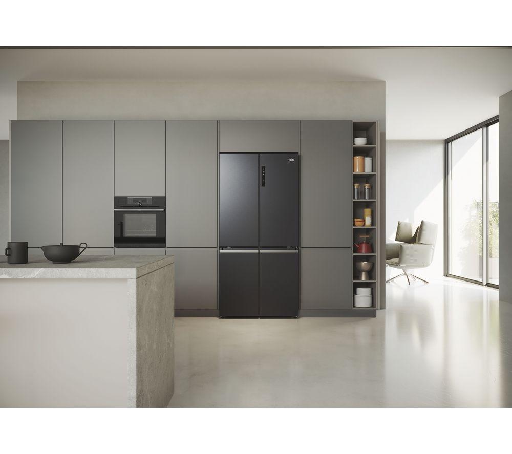 HAIER Cube 90 Series 5 HCR5919ENMB Kühl-Gefrierkombination – Schwarz