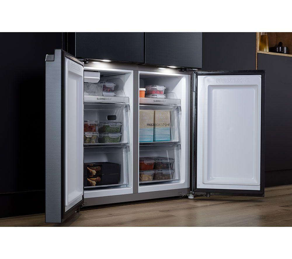 HAIER Cube 90 Series 5 HCR5919ENMB Kühl-Gefrierkombination – Schwarz