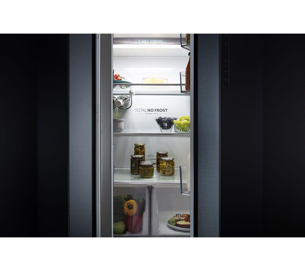 HAIER Cube 90 Series 5 HCR5919ENMB Kühl-Gefrierkombination – Schwarz