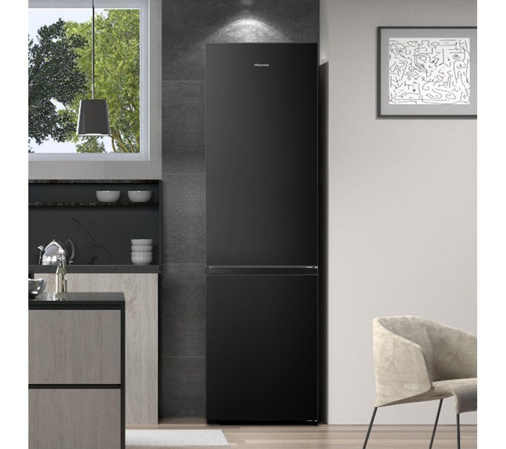 HISENSE RB435N4BFE Frigorífico Combi 60/40 - Acero Inoxidable Negro
