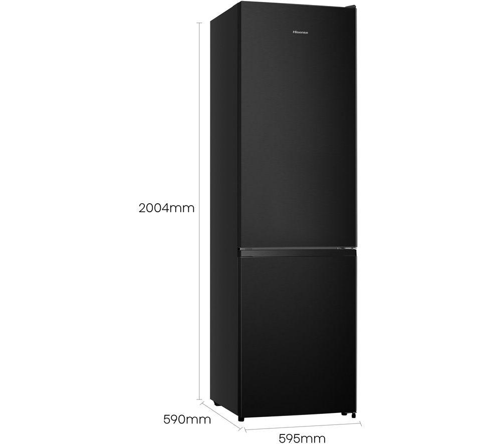 HISENSE RB435N4BFE Frigorífico Combi 60/40 - Acero Inoxidable Negro