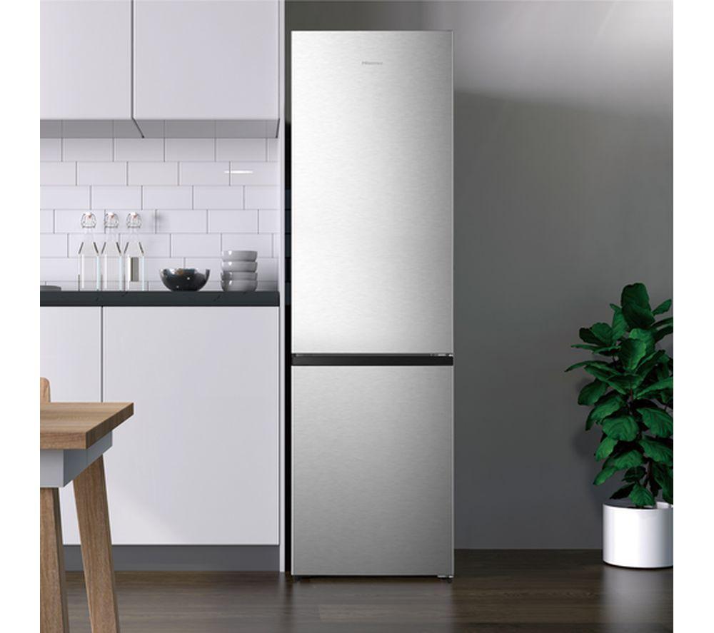 HISENSE RB435N4BCE 60/40 Fridge Freezer - Stainless Steel