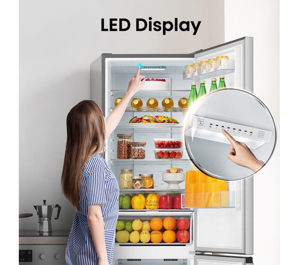 HISENSE RB435N4BCE 60/40 Fridge Freezer - Stainless Steel