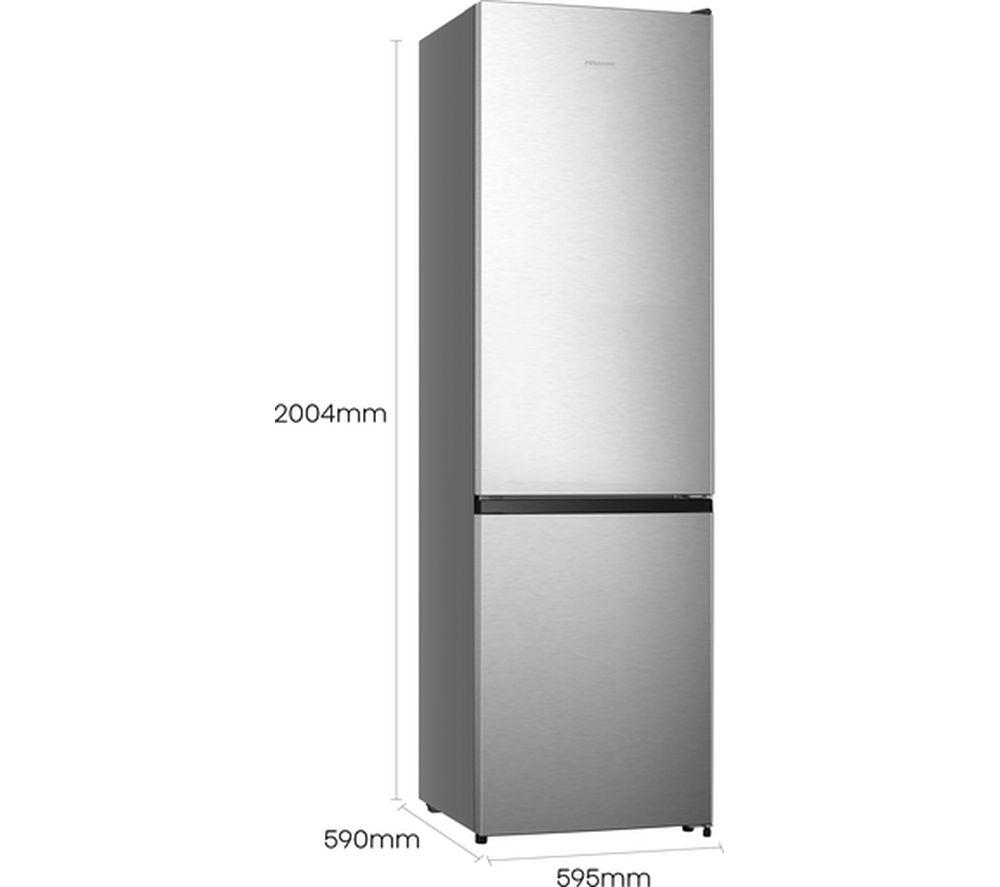 HISENSE RB435N4BCE 60/40 Fridge Freezer - Stainless Steel