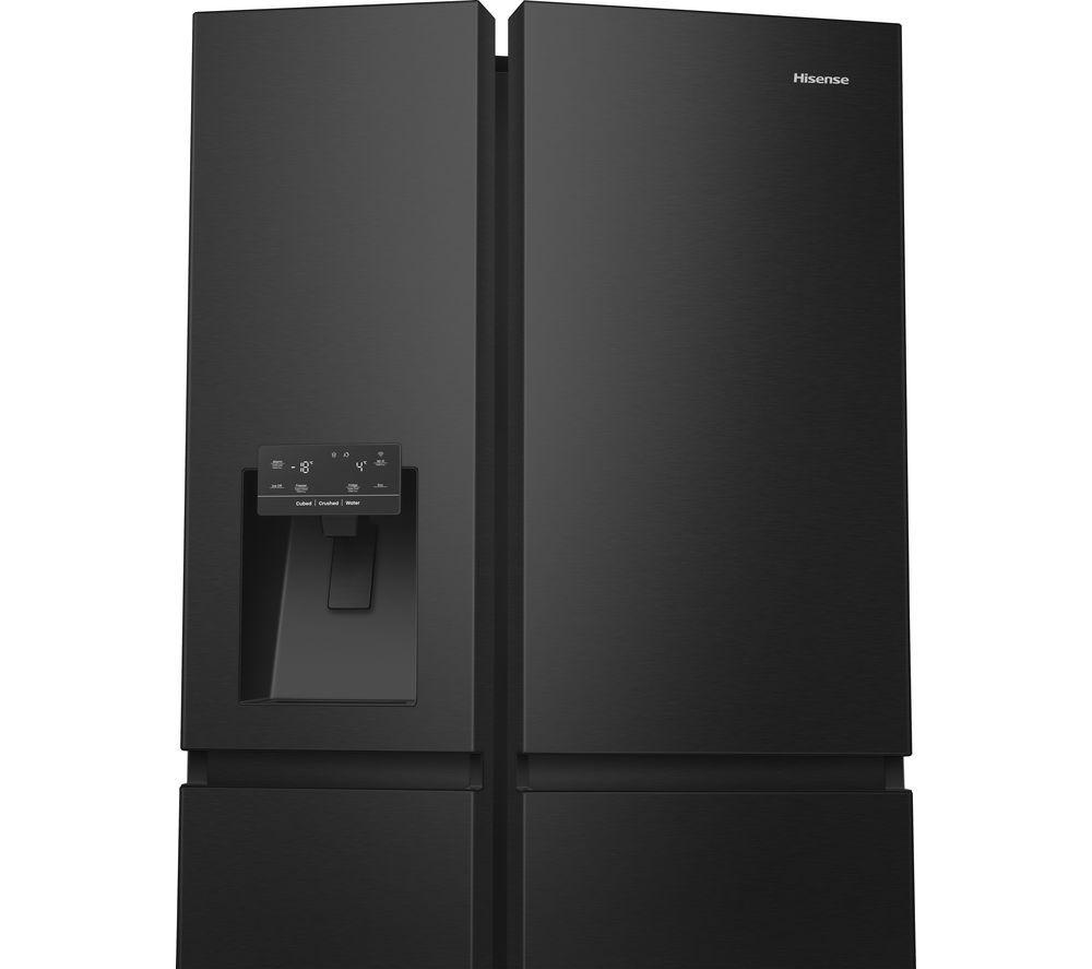 Frigorífico americano inteligente HISENSE PureFlat Infinite RS818N4TFE - Acero inoxidable negro