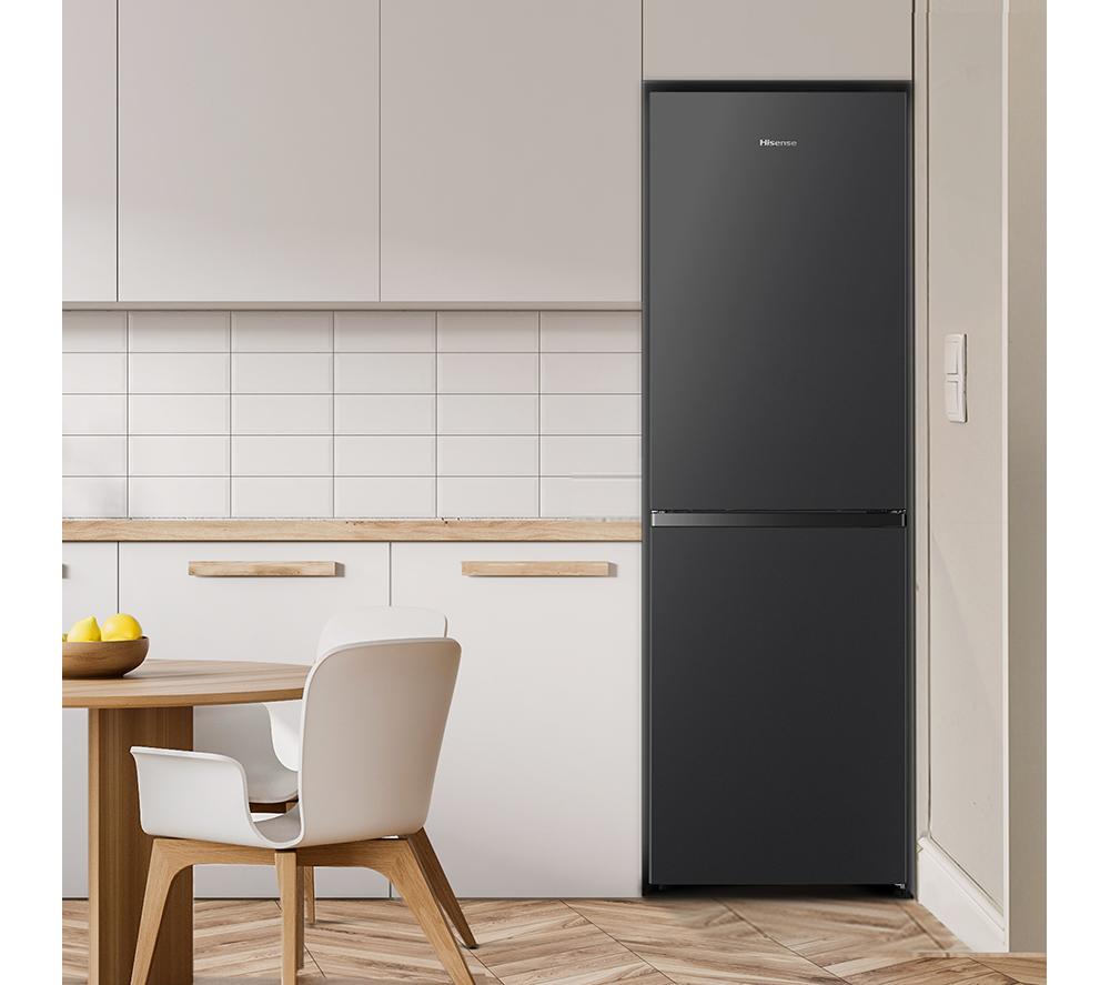 HISENSE RB327N4BBE Frigorífico y congelador 50/50 - Negro y acero