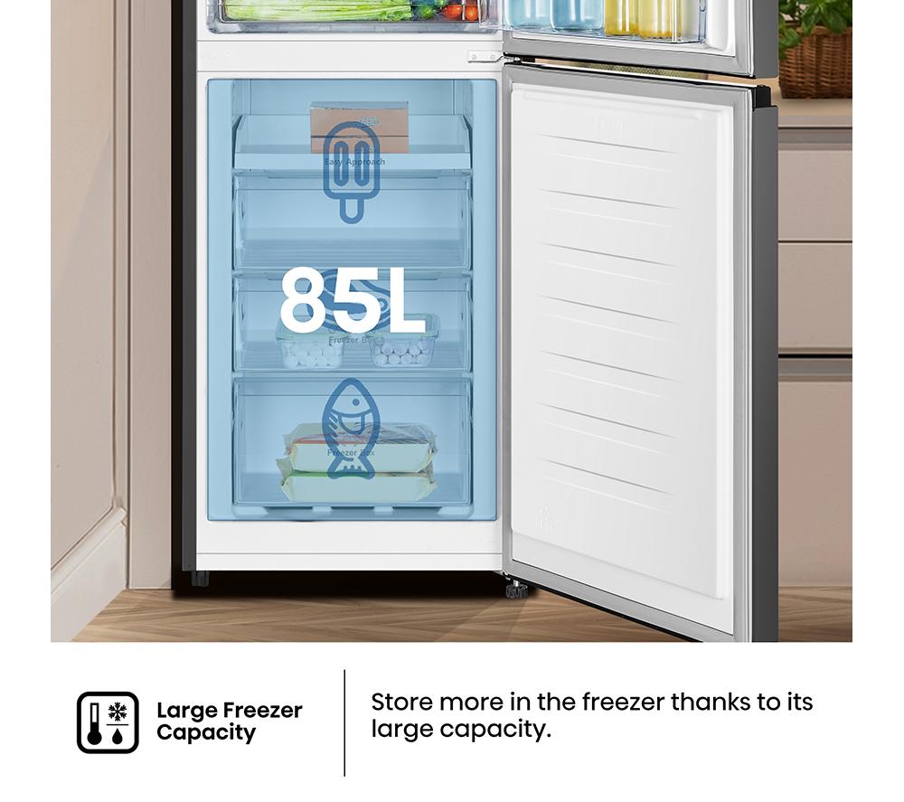 HISENSE RB327N4BBE Frigorífico y congelador 50/50 - Negro y acero