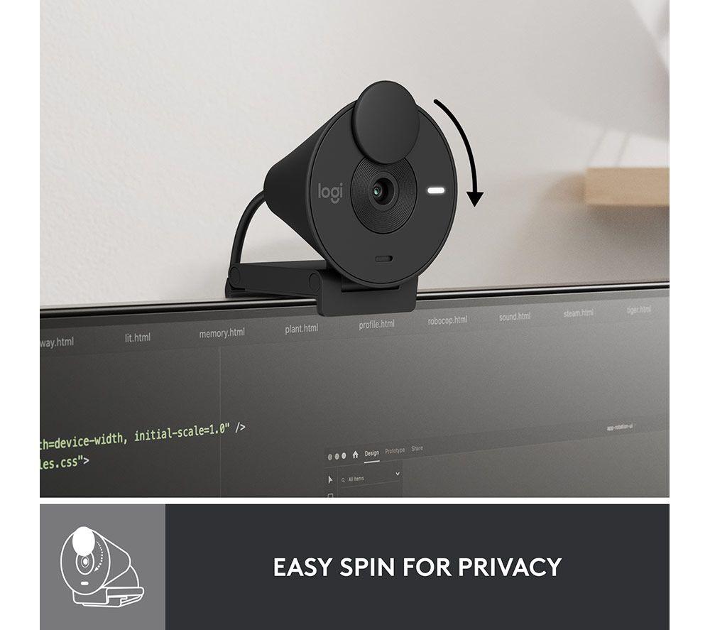 LOGITECH Brio 300 Full HD Webcam - Graphite