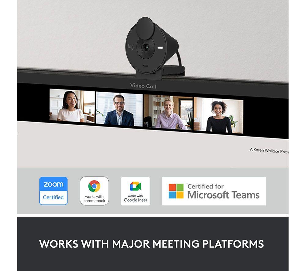 LOGITECH Brio 300 Full HD Webcam - Graphite