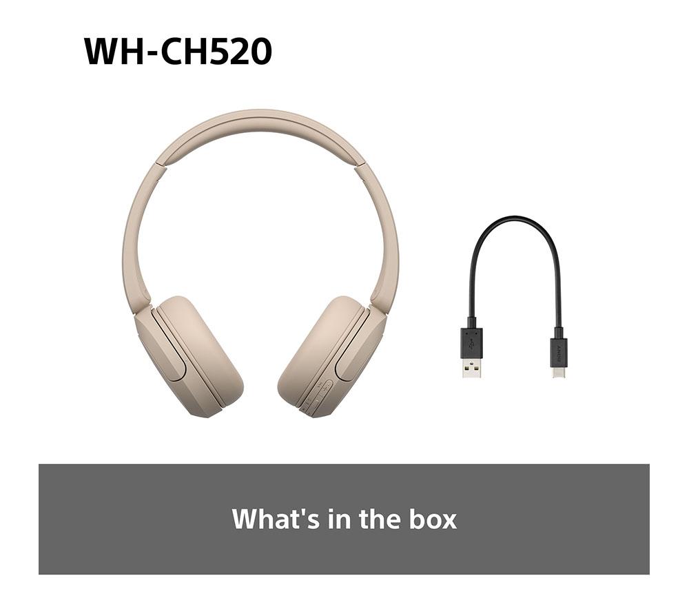Auriculares inalámbricos Bluetooth SONY WH-CH520C - Beige