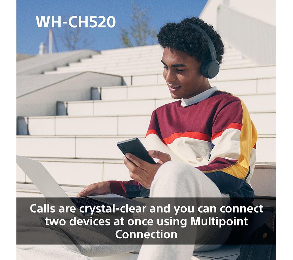 Auriculares Bluetooth inalámbricos SONY WH-CH520Y - Amarillos