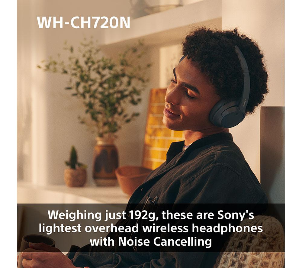 SONY WH-CH720N Wireless Bluetooth Noise-Cancelling Headphones - Pink