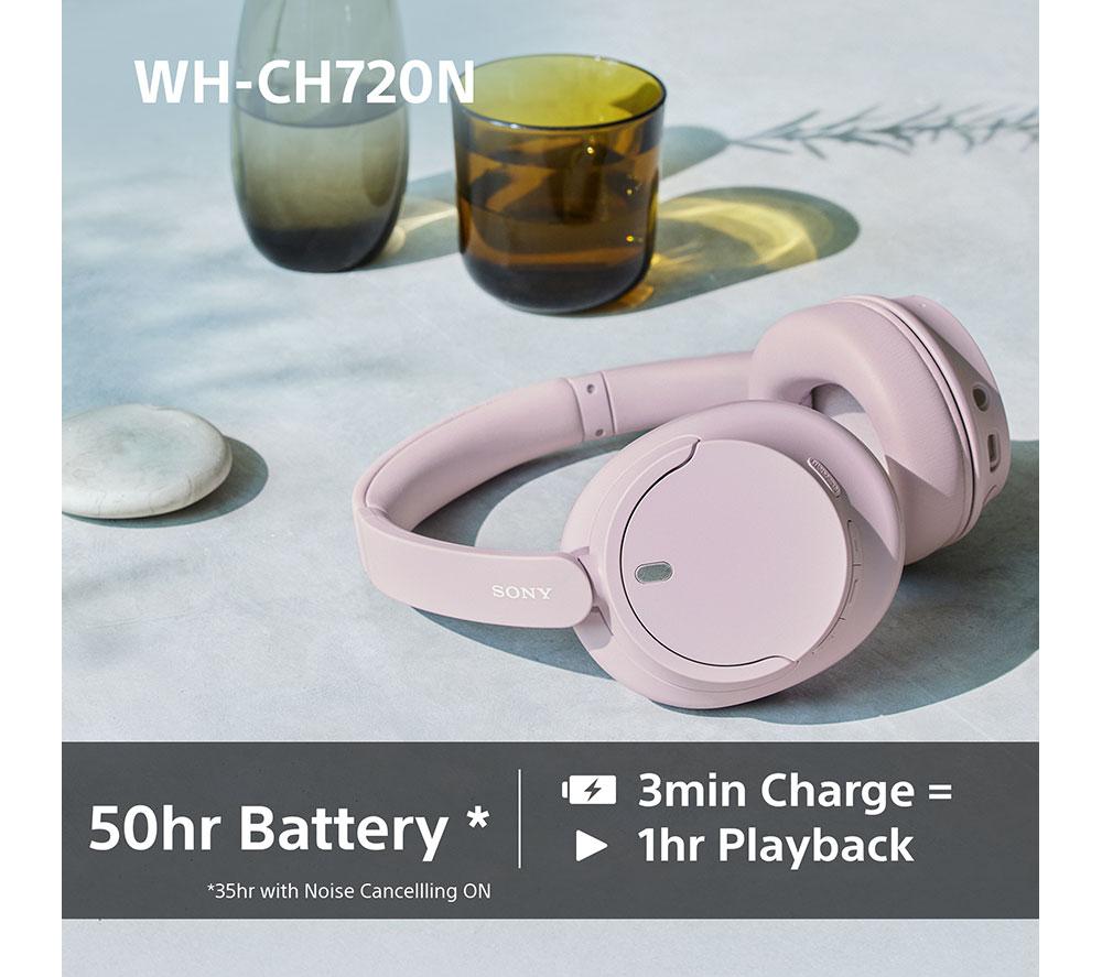 Auriculares inalámbricos Bluetooth con cancelación de ruido SONY WH-CH720N - Blancos