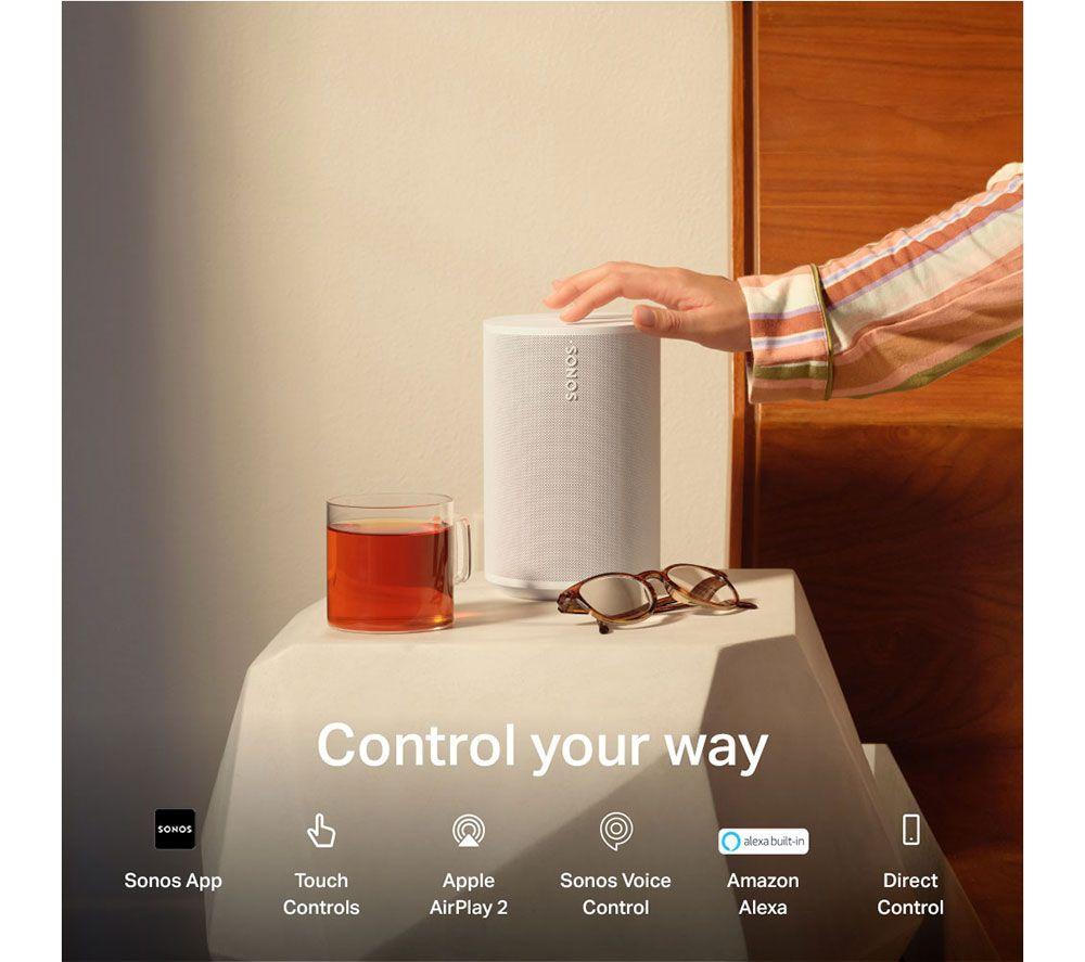 Altavoz multiroom inalámbrico SONOS Era 100 con Amazon Alexa - Blanco