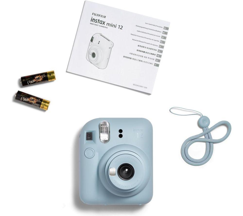 INSTAX mini 12 Instant Camera - Pastel Blue