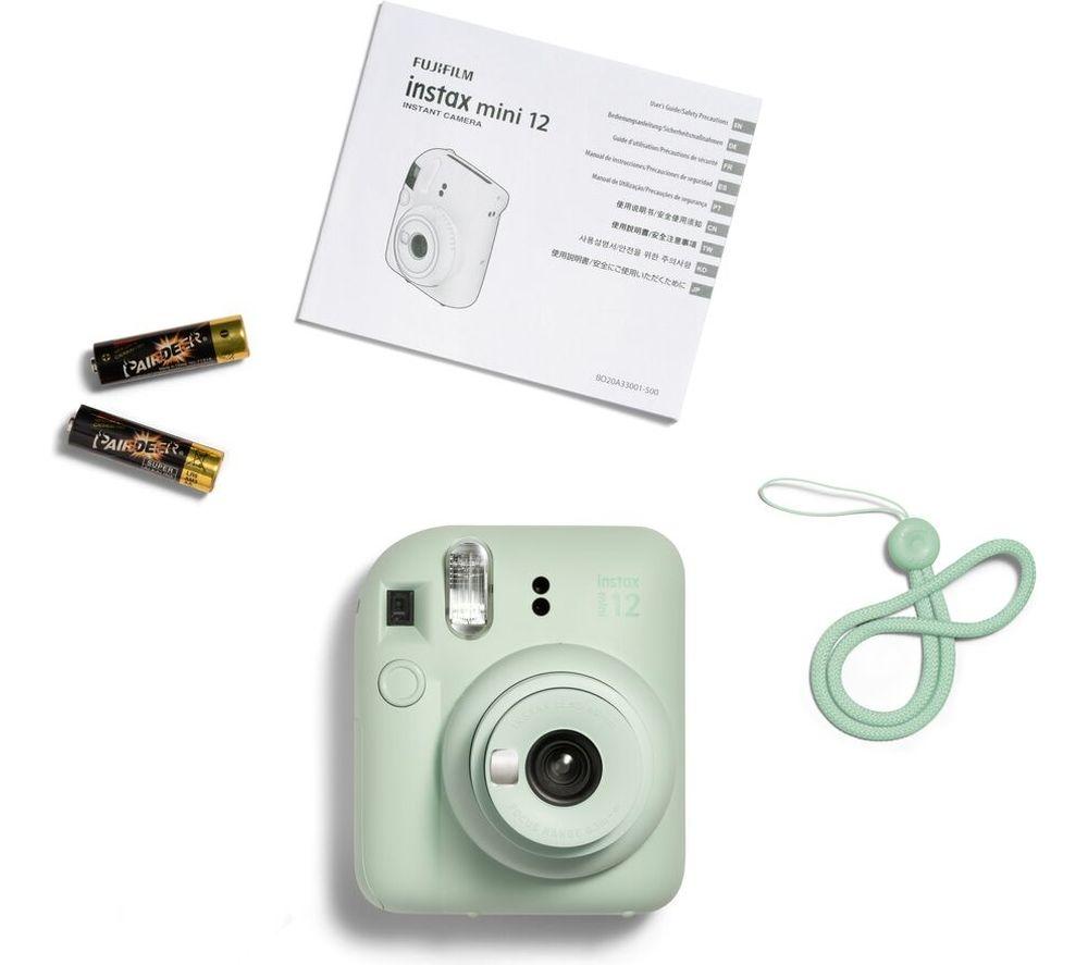 INSTAX mini 12 Instant Camera - Mint Green