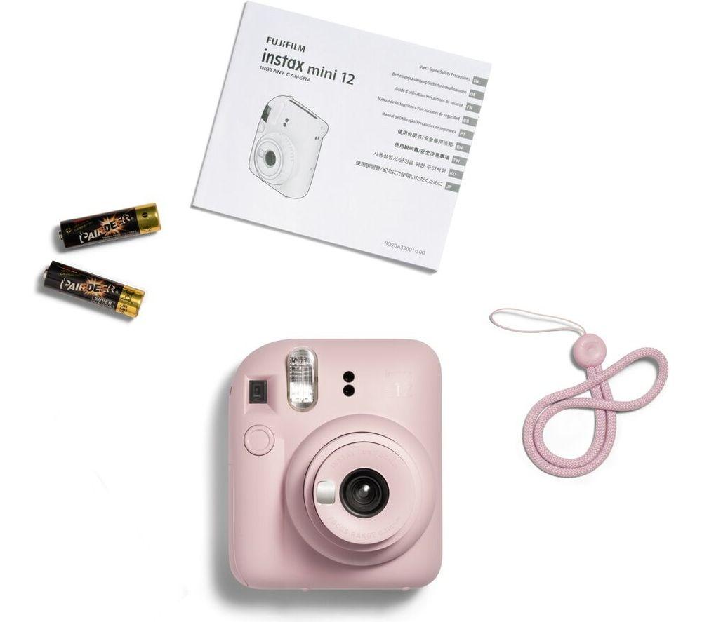 INSTAX mini 12 Instant Camera - Blossom Pink