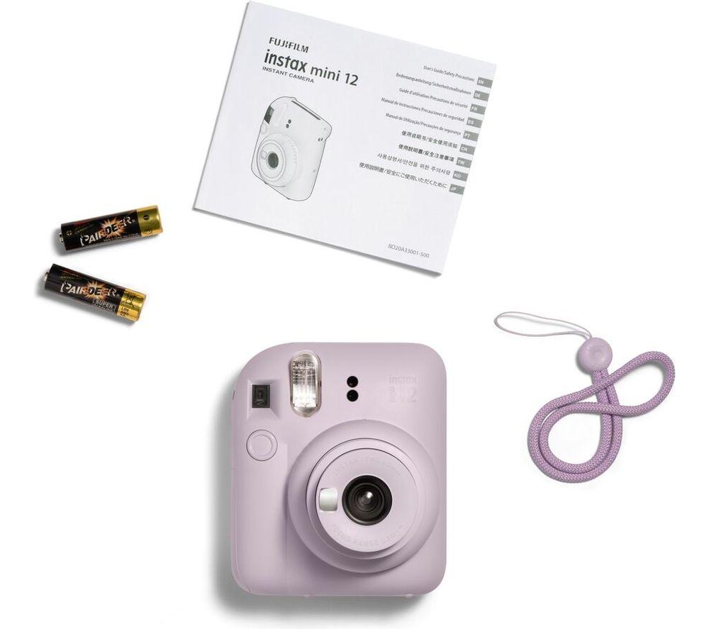 INSTAX mini 12 Instant Camera - Lilac Purple