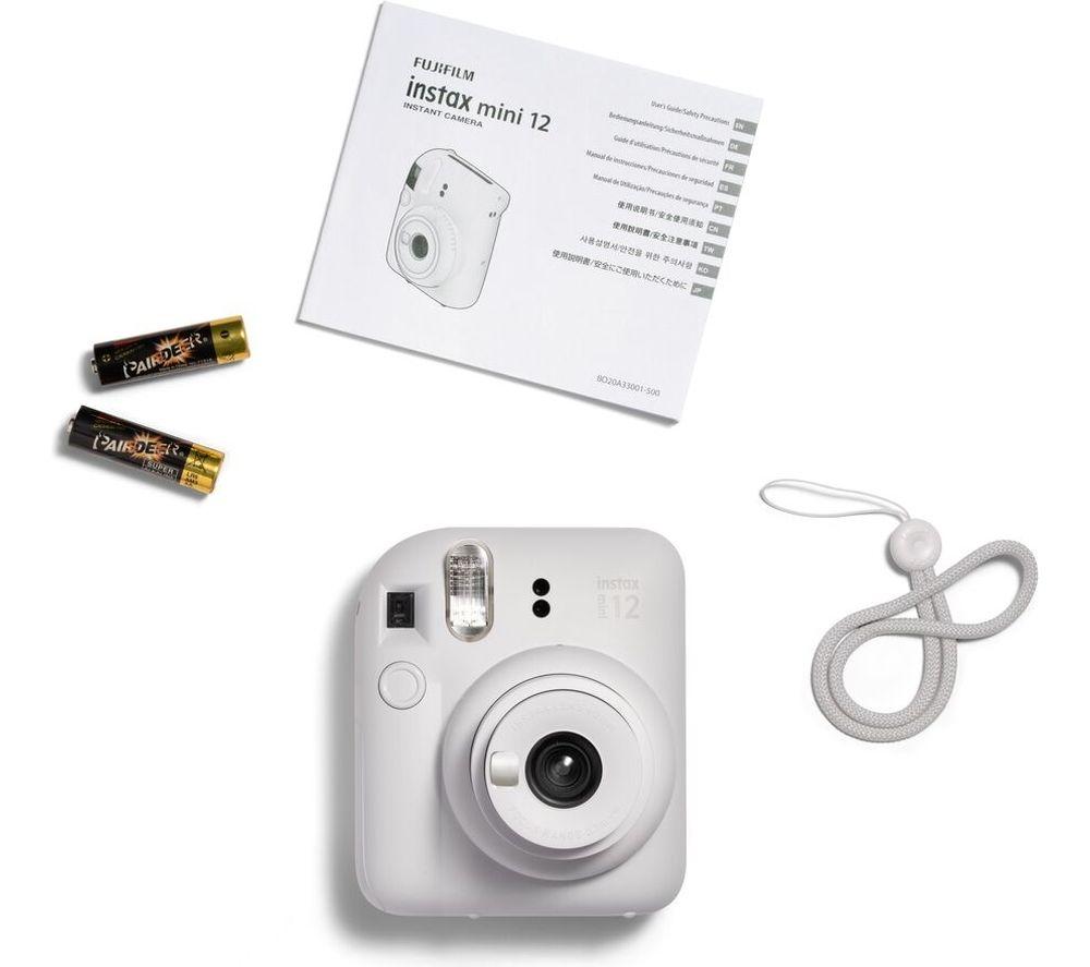 Cámara instantánea INSTAX mini 12 - Blanco arcilla