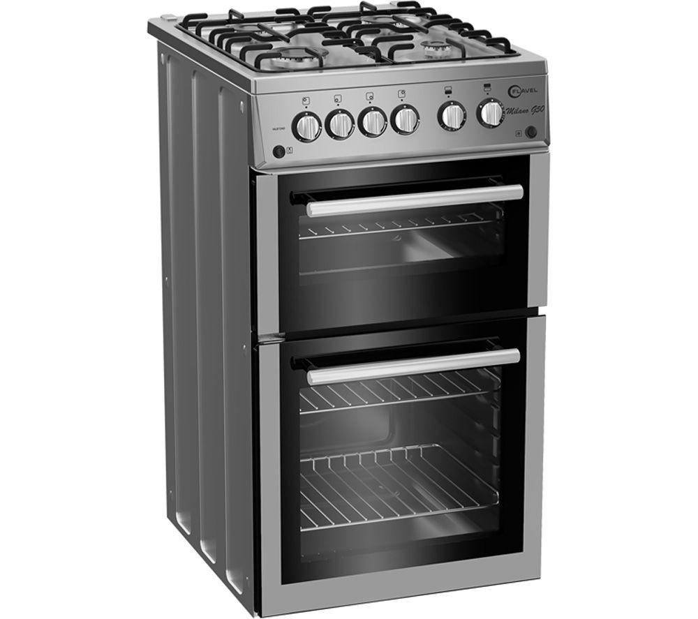 Cocina de gas FLAVEL MLB52NDS 50 cm - Plata y Acero Inoxidable