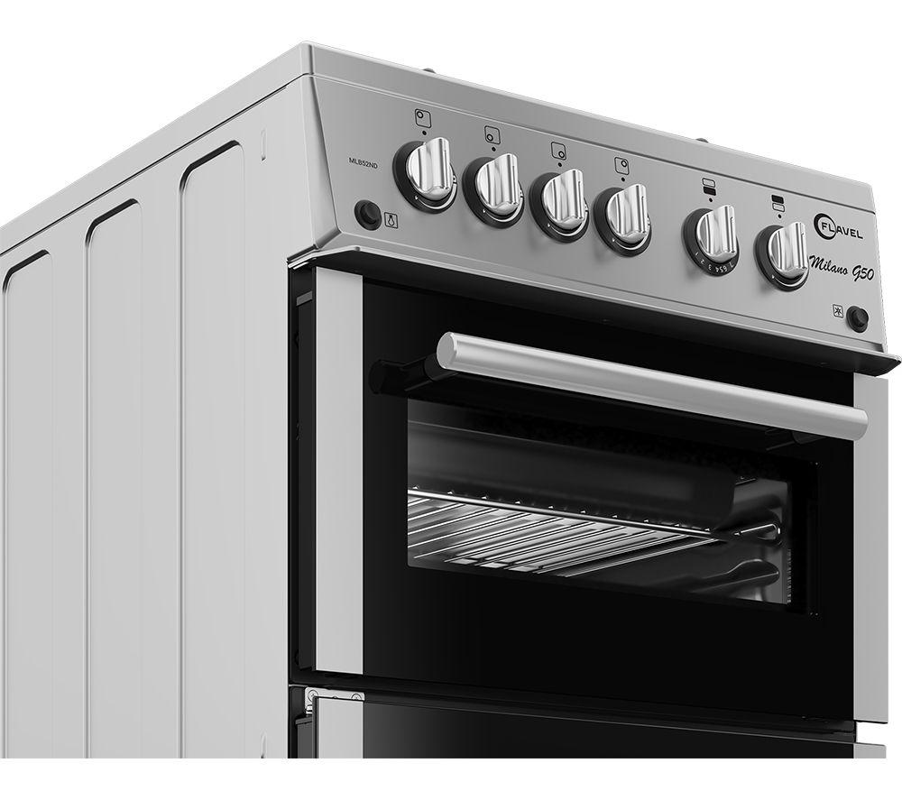 Cocina de gas FLAVEL MLB52NDS 50 cm - Plata y Acero Inoxidable