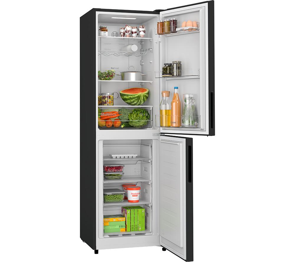 Frigorífico y Congelador BOSCH Serie 2 KGN27NBEAG 50/50 - Negro