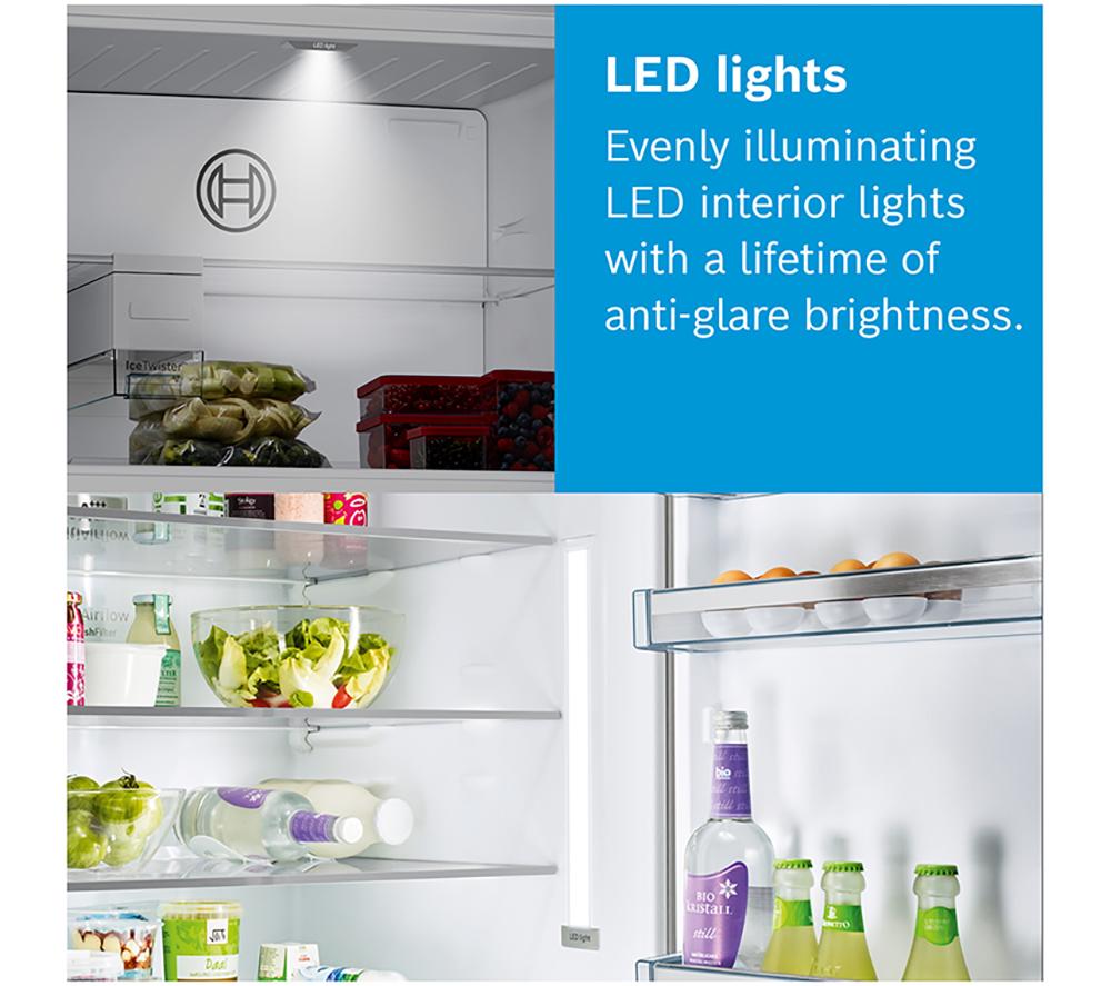 Frigorífico combi BOSCH Serie 2 KGN27NWEAG 50/50 - Blanco