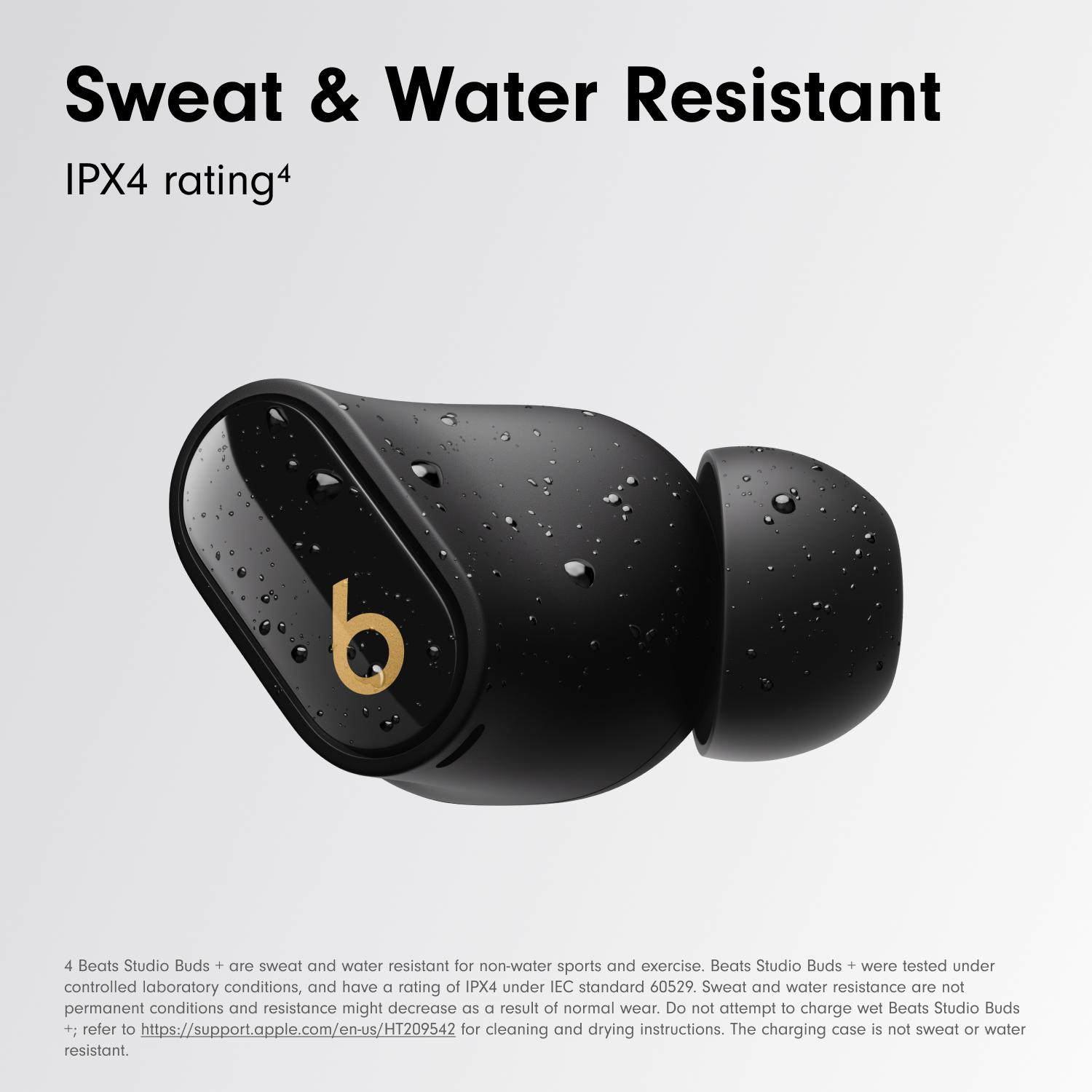 BEATS Studio Buds + Wireless Bluetooth Noise-Cancelling Earbuds - Black